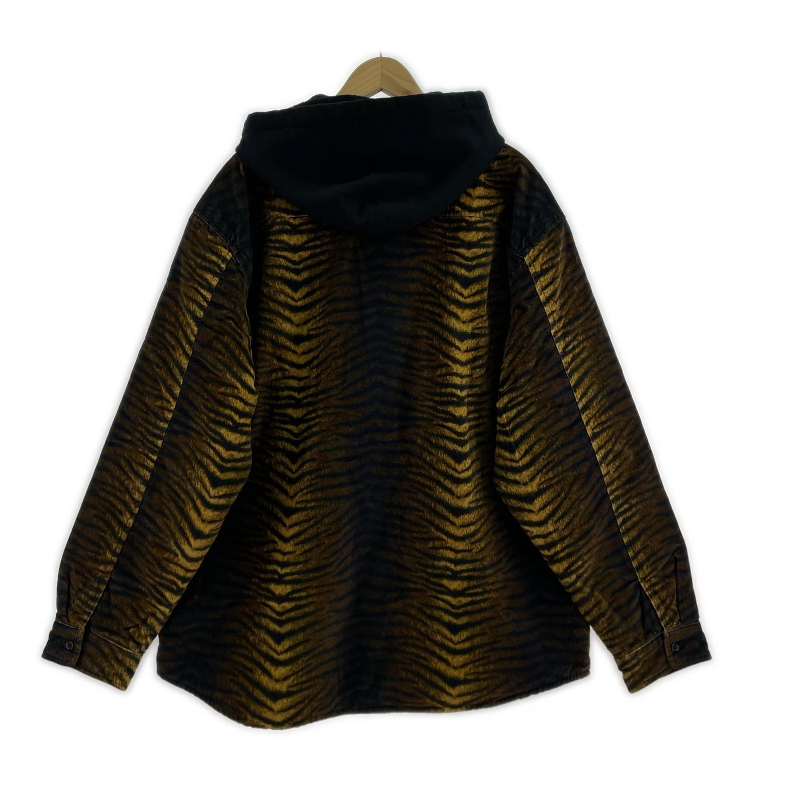 ジャケット 25AW Quilted Lined Hooded Velvet Shirt