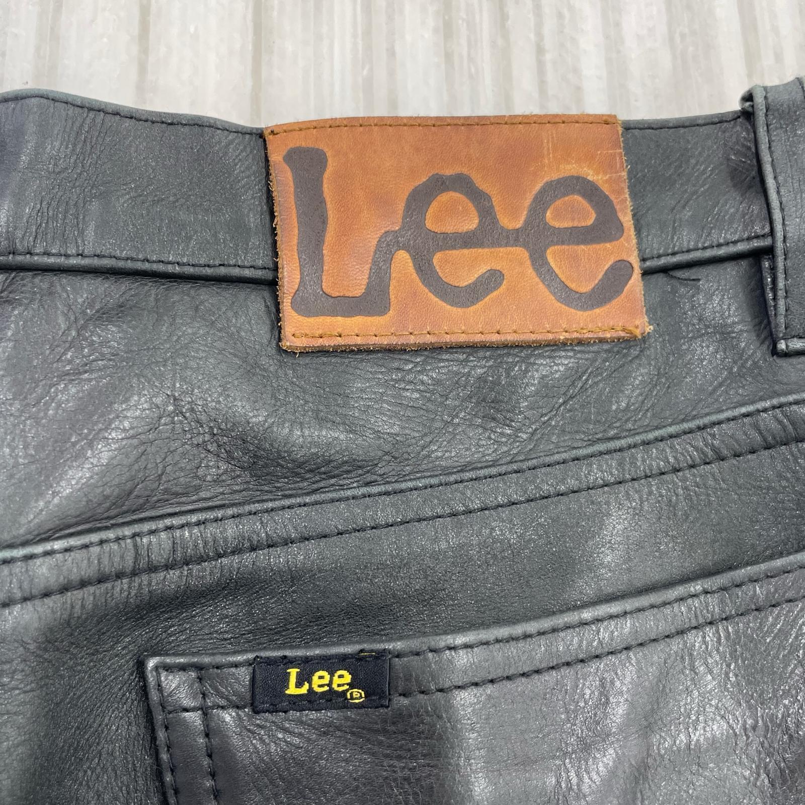 パンツ Lee riders レザーパンツ 5102 黒 (W32) ブラック