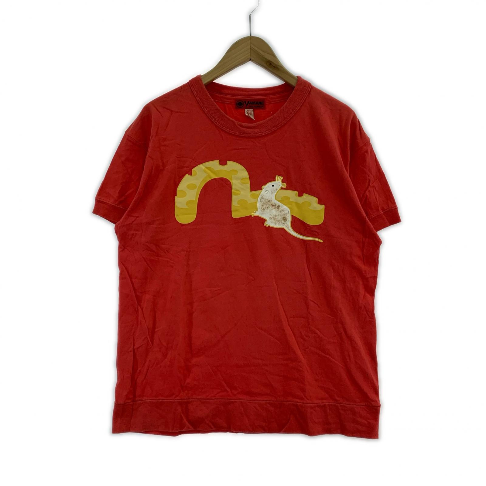半袖Tシャツ プリント カモメチーズ赤 (42) 42 レッド
