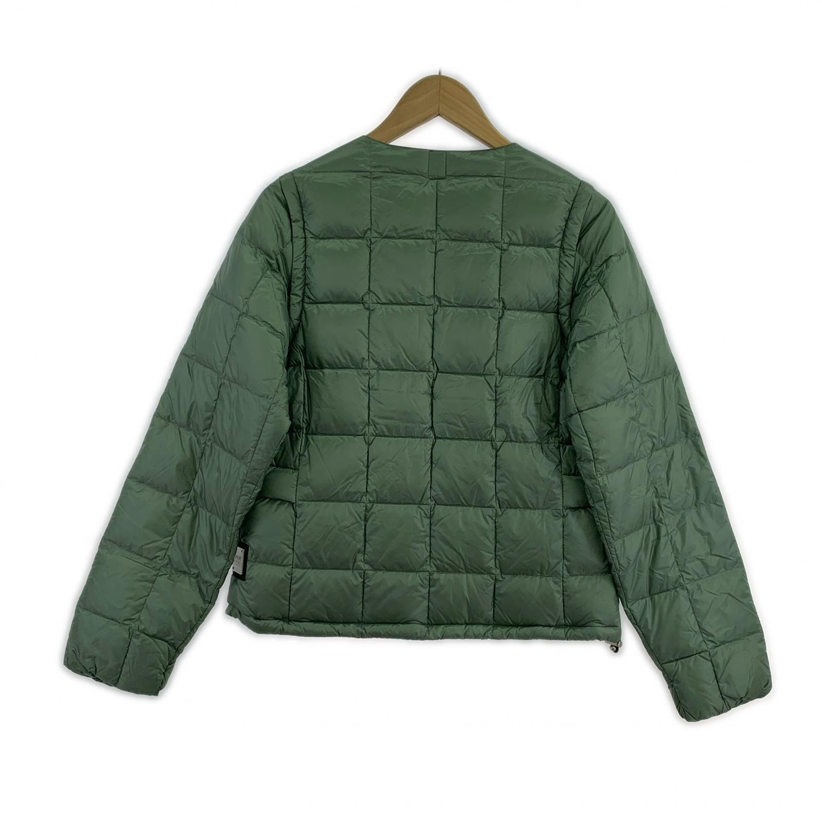 ジャケット TAION EXTRA クルーネックインナーダウンセット 緑 (M) M グリーン