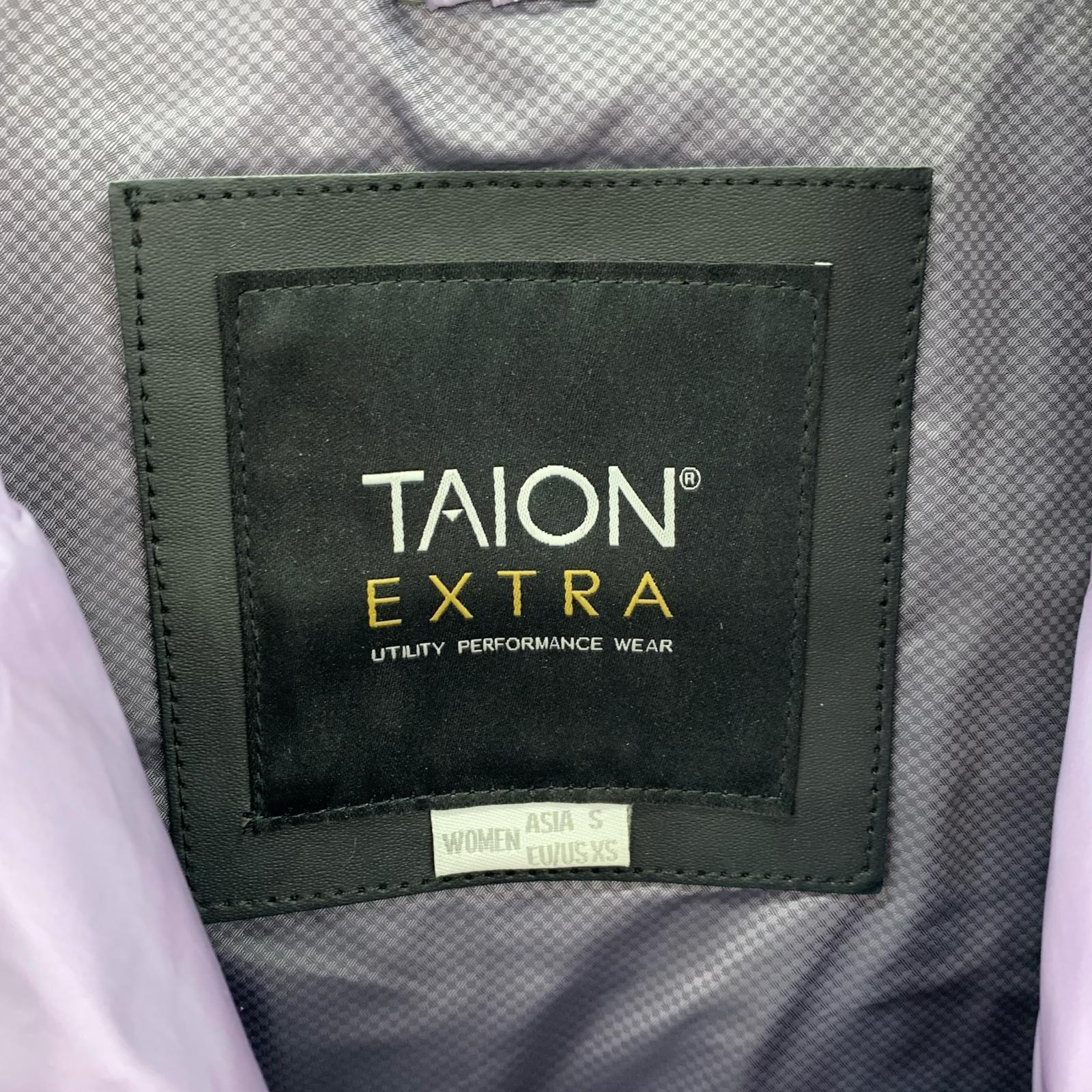 ジャケット TAION EXTRA フーディーインナーダウンセット 紫 (S) S パープル
