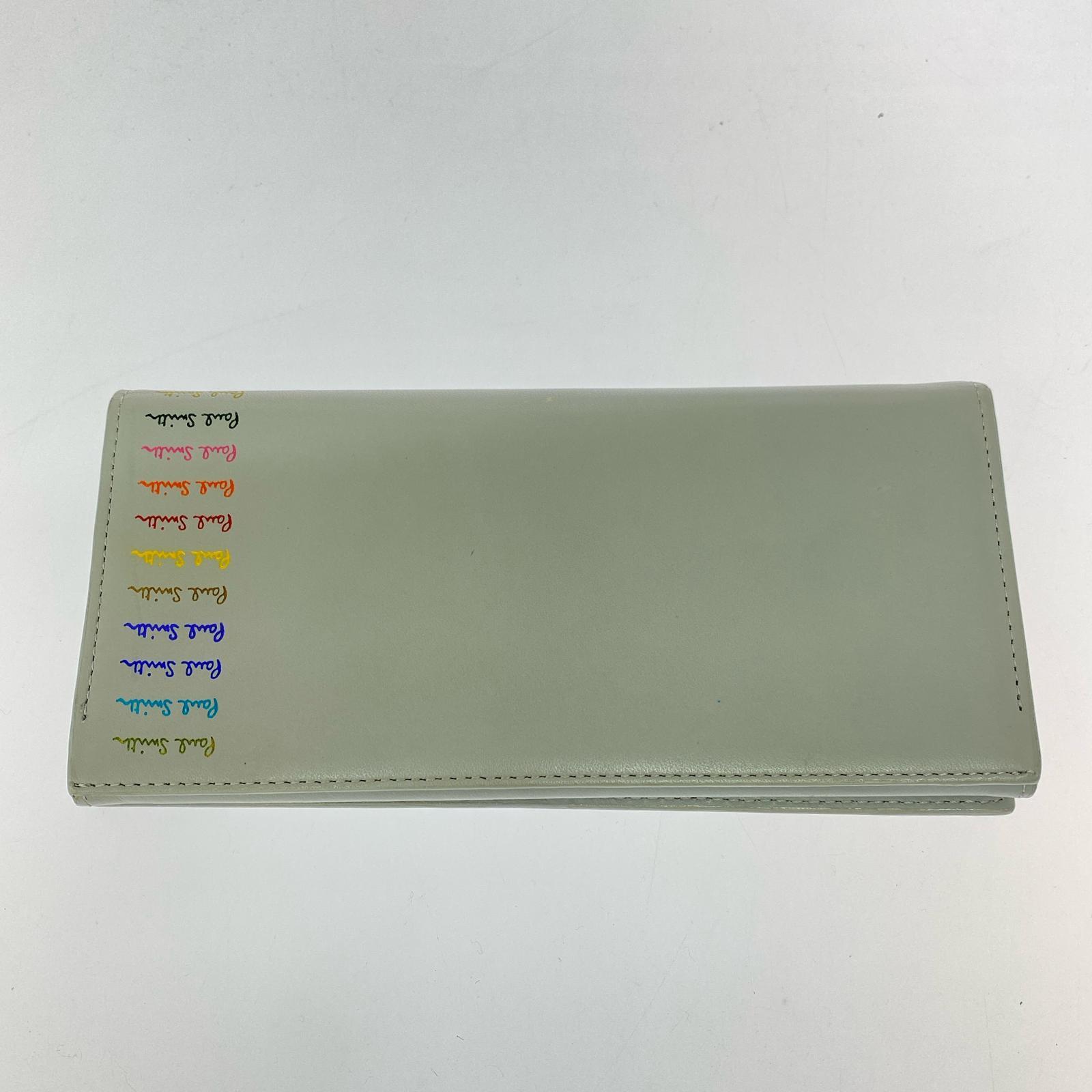 長財布 マルチカラードロゴ 長財布 ライトグレー グレー