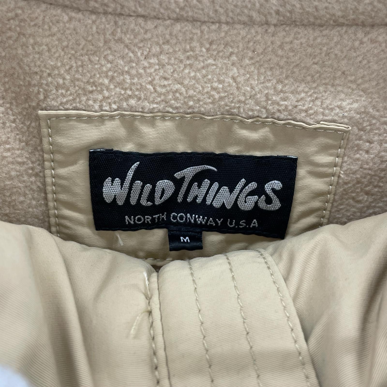 マウンテンパーカー WILDTHINGS SUPPLEX DENALI FLEECE LINING WT22123AD ベージュ (M) M ベージュ
