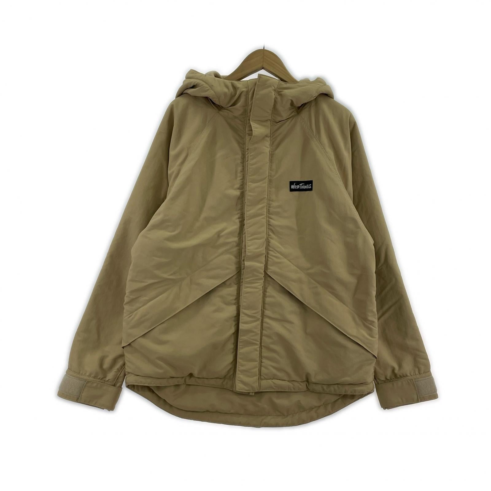 マウンテンパーカー WILDTHINGS SUPPLEX DENALI FLEECE LINING WT22123AD ベージュ (M) M ベージュ