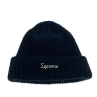 ニットキャップ Supreme loose gauge beanie 紺