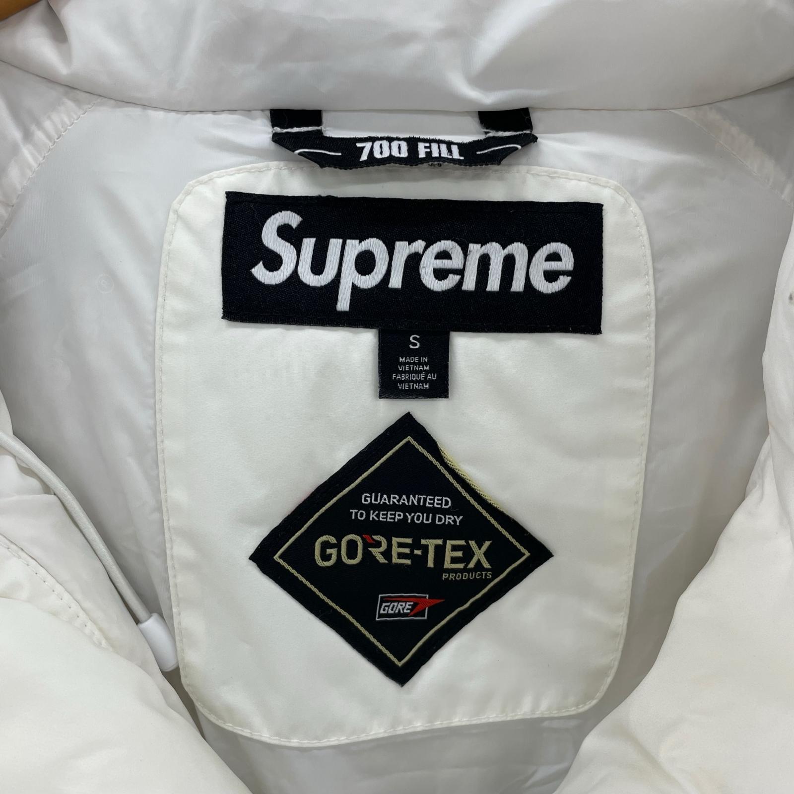 ダウンジャケット Supreme 23AW GORE-TEX 700-Fill Down Parka S 白 S ホワイト
