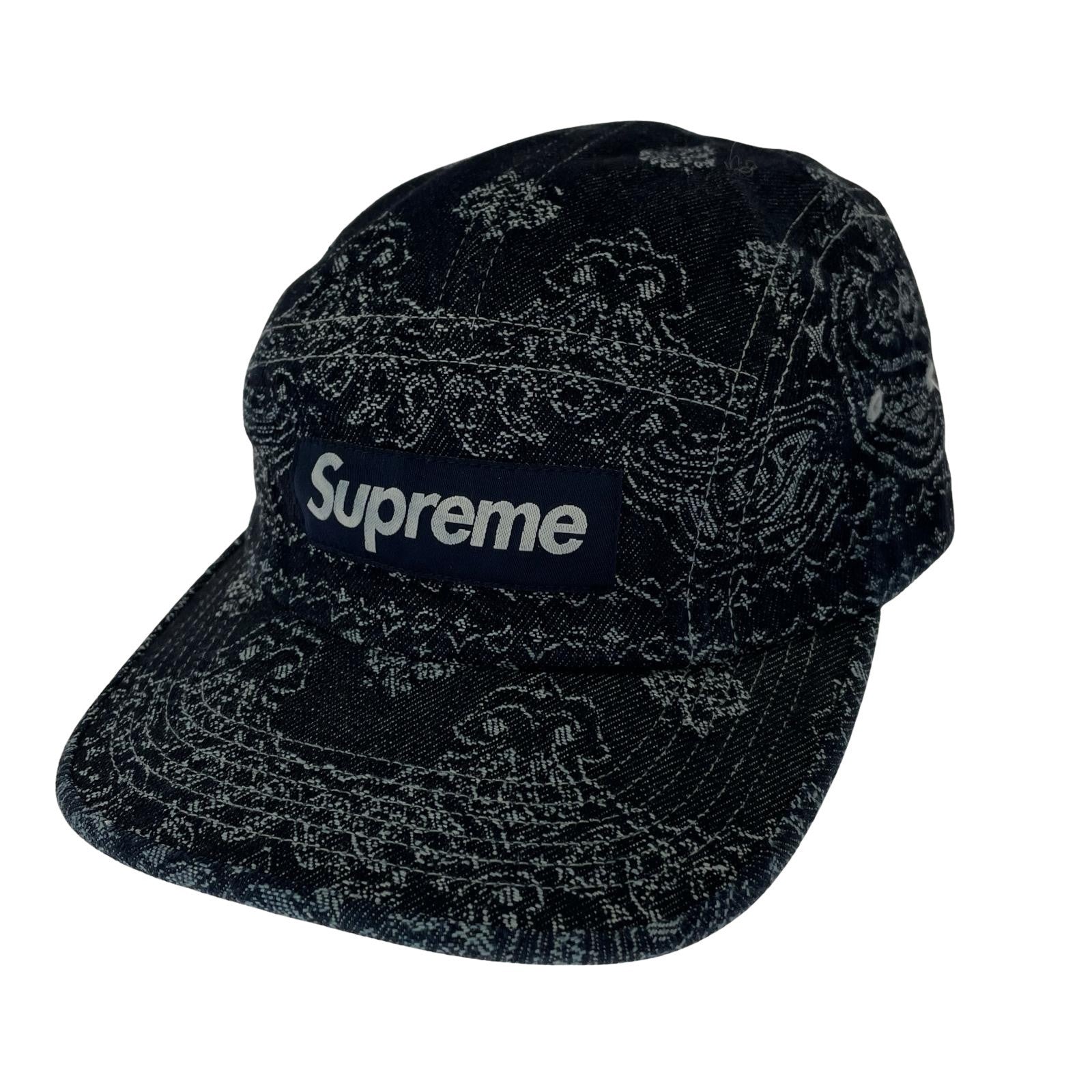 キャップ BANDANA JACQUARD DENIM CAP