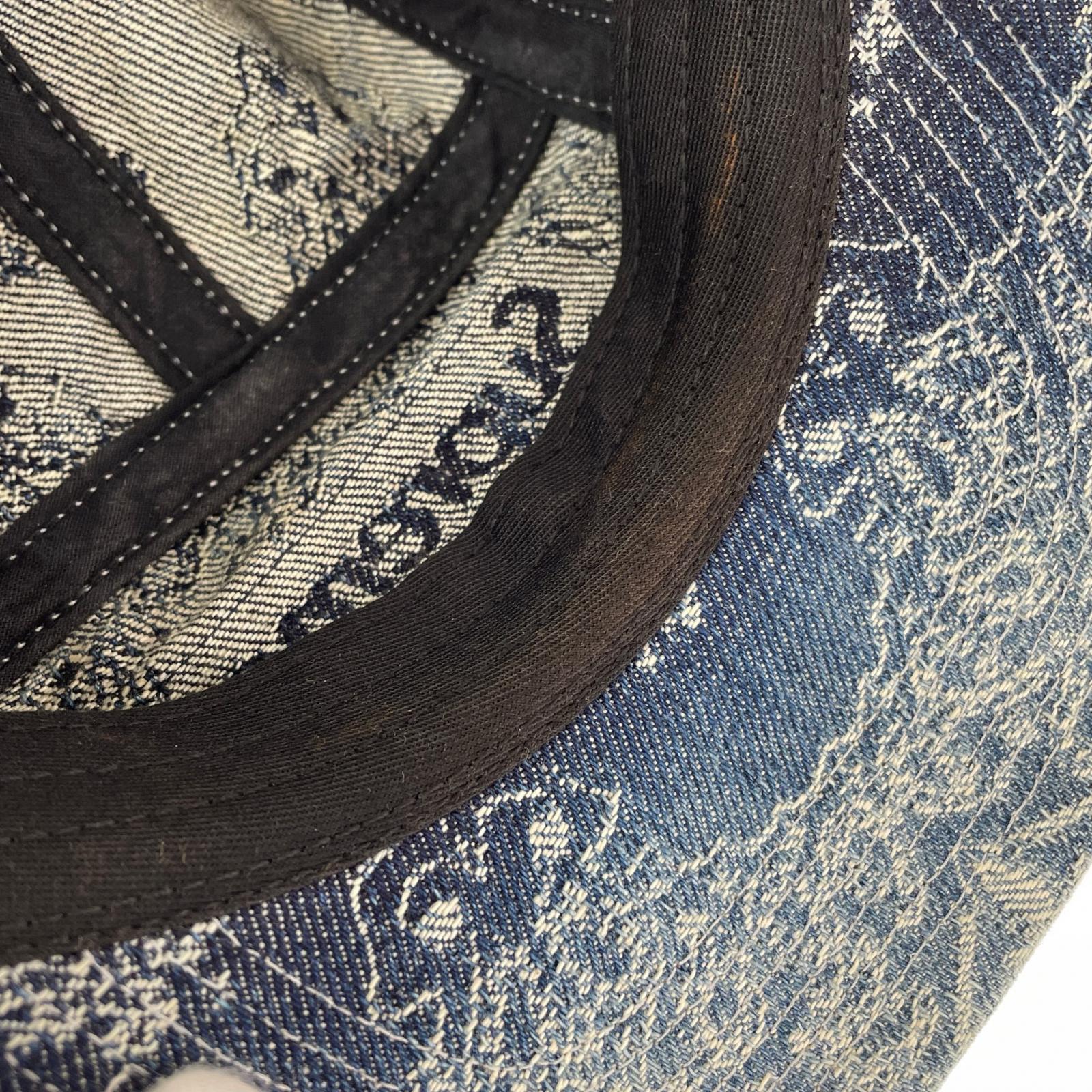 キャップ BANDANA JACQUARD DENIM CAP