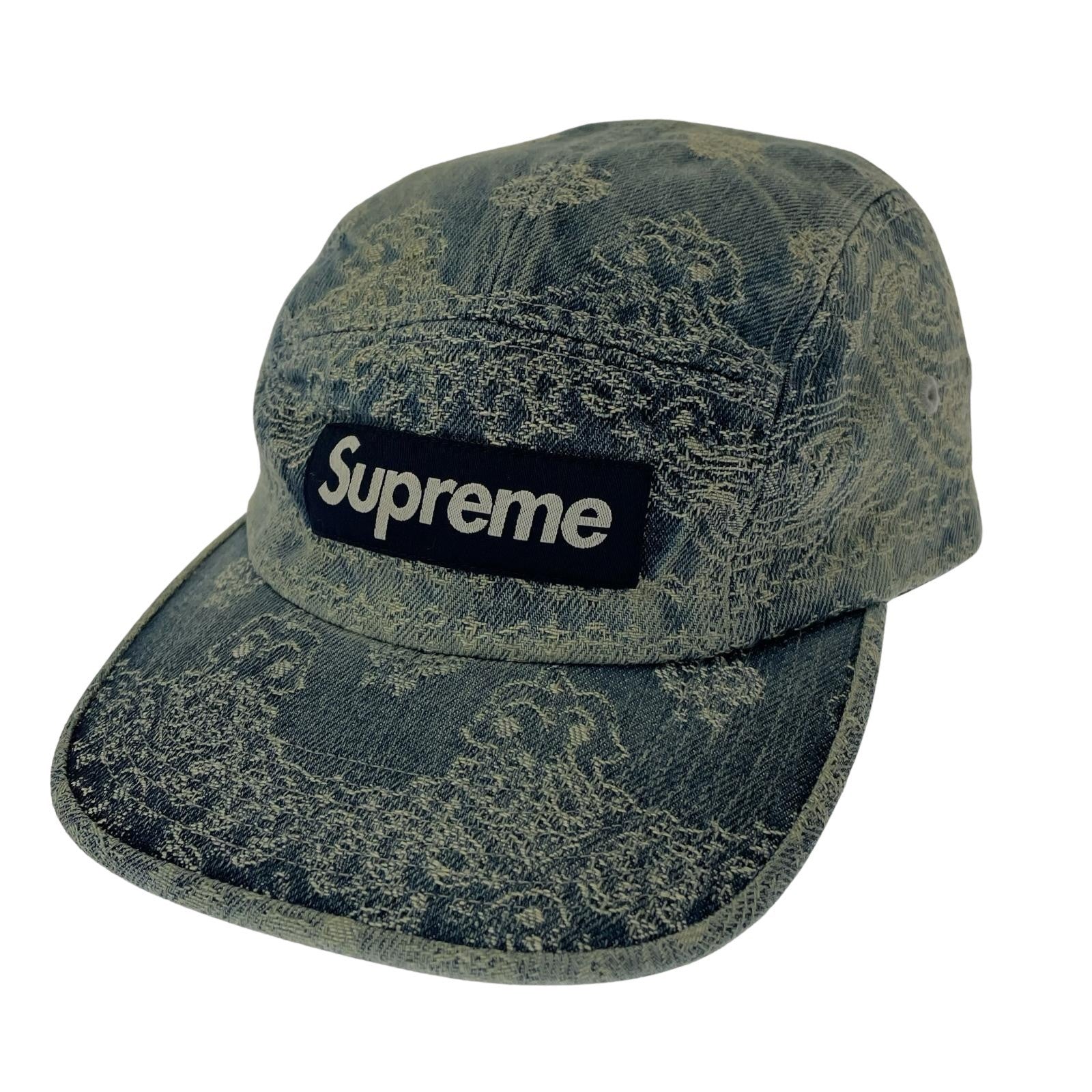 キャップ BANDANA JACQUARD DENIM CAP