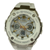 腕時計 G-STEEL/WHT/ソーラー/デジタル/腕時計 ホワイト