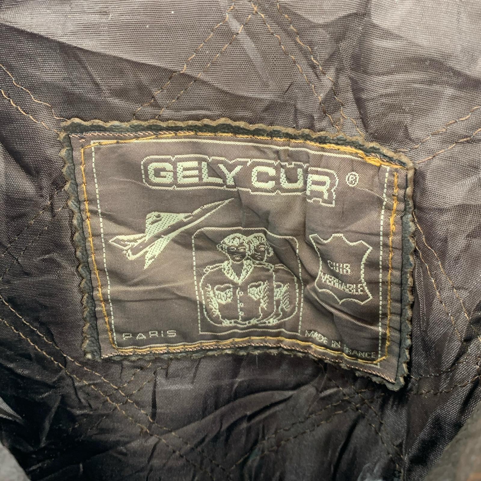 レザージャケット GELY CUIR Fireman Leather Jacket BRW ブラウン