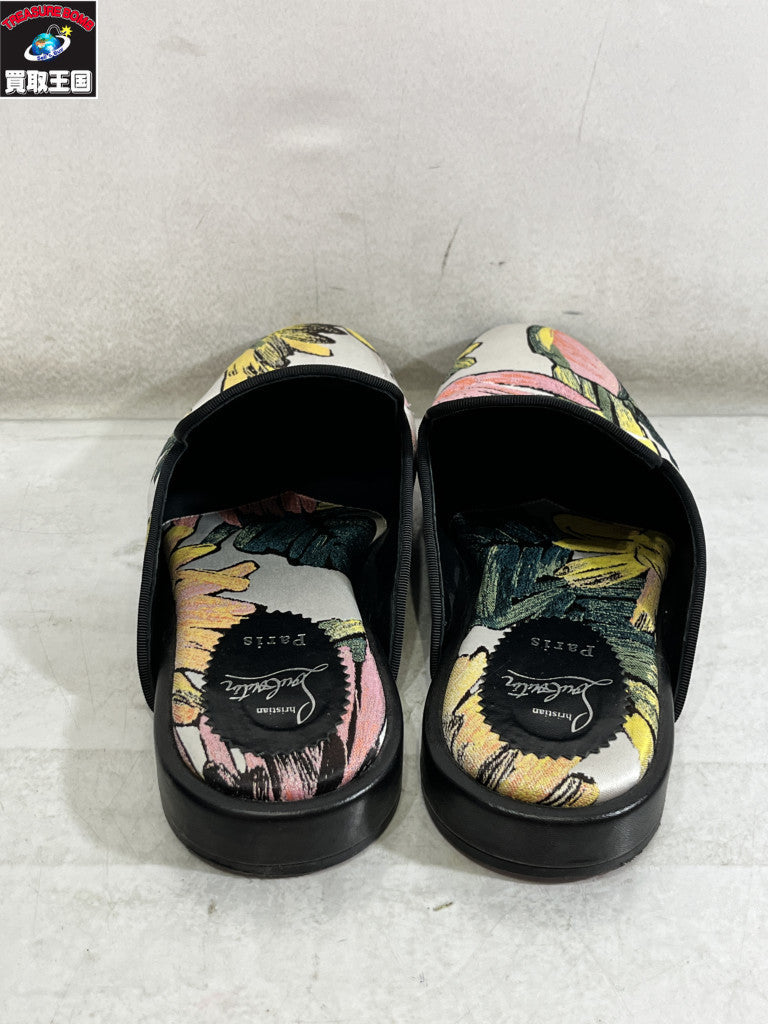 CHRISTIAN LOUBOUTIN ミュール 総柄