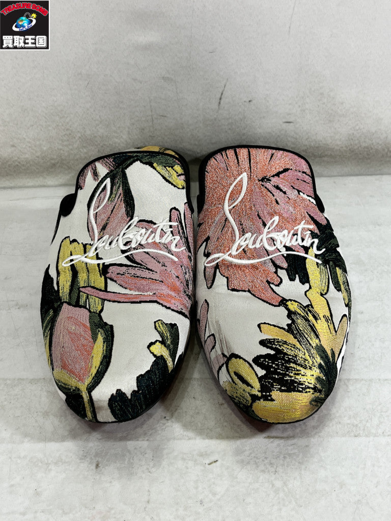 CHRISTIAN LOUBOUTIN ミュール 総柄