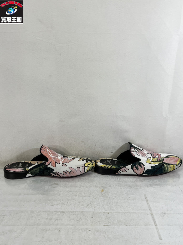 CHRISTIAN LOUBOUTIN ミュール 総柄