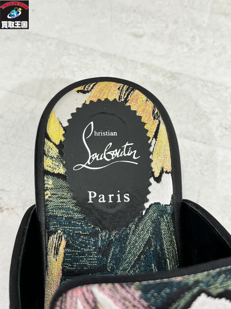 CHRISTIAN LOUBOUTIN ミュール 総柄