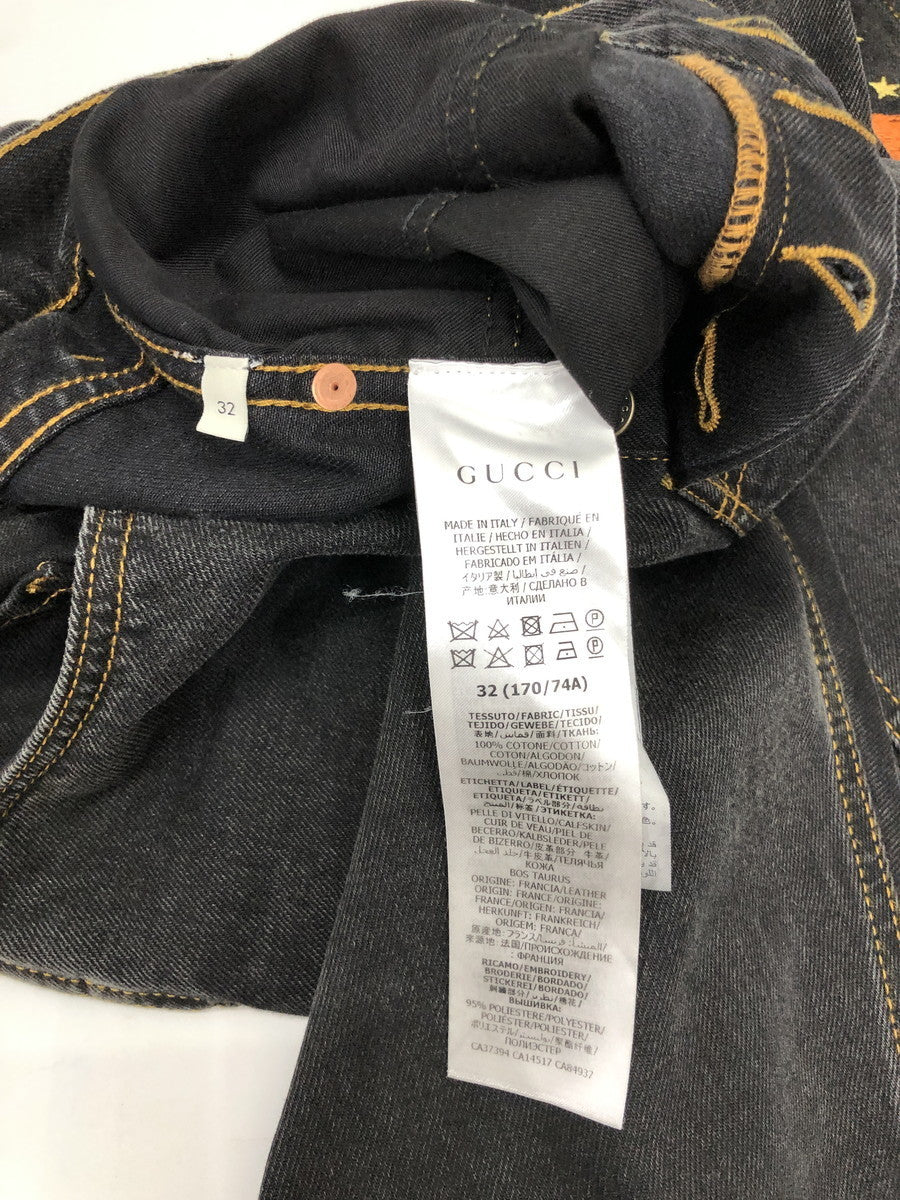 エンブロイダリーデニムパンツ 408637