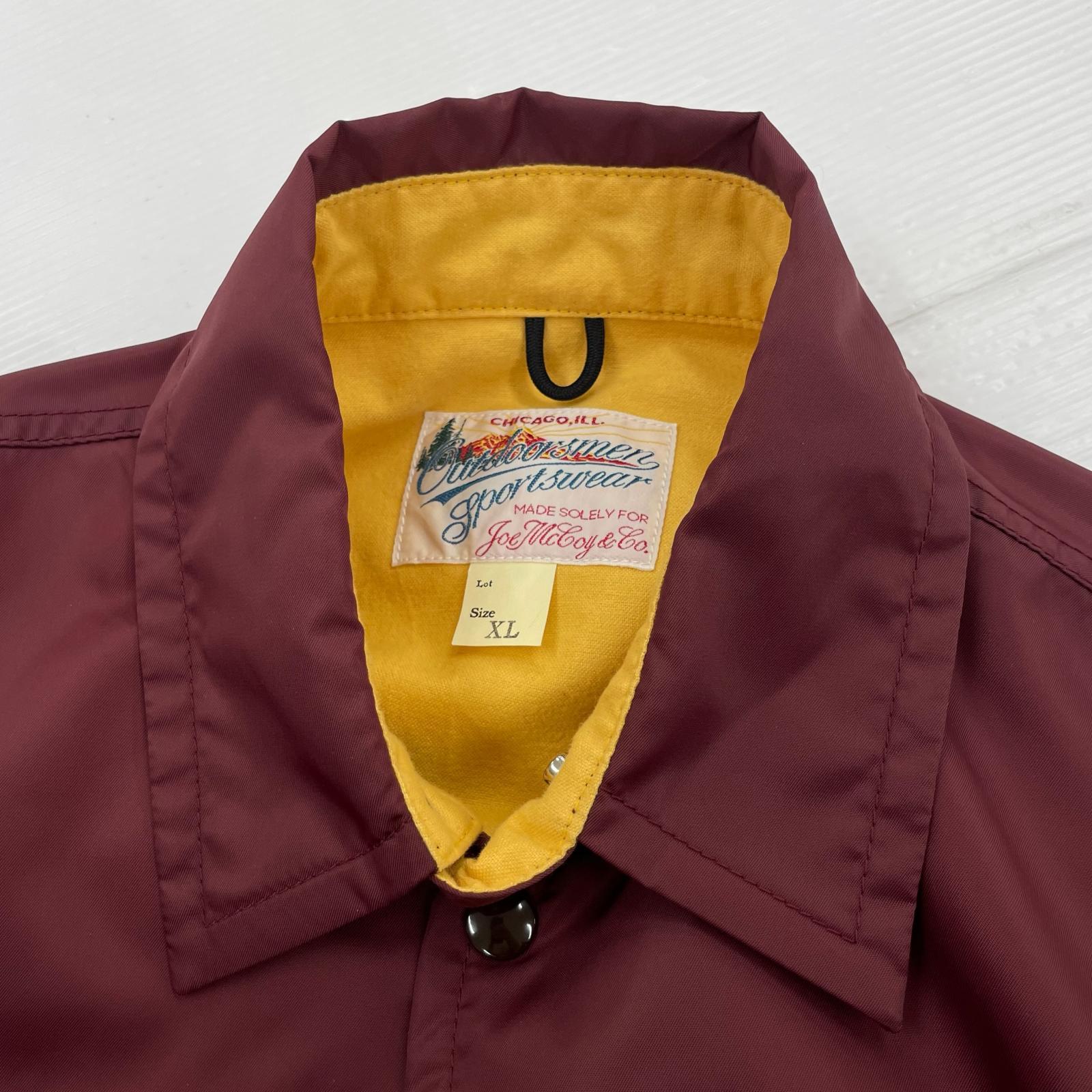 ジャケット NYLON COTTON LINED COACH JACKET (XL) レッド