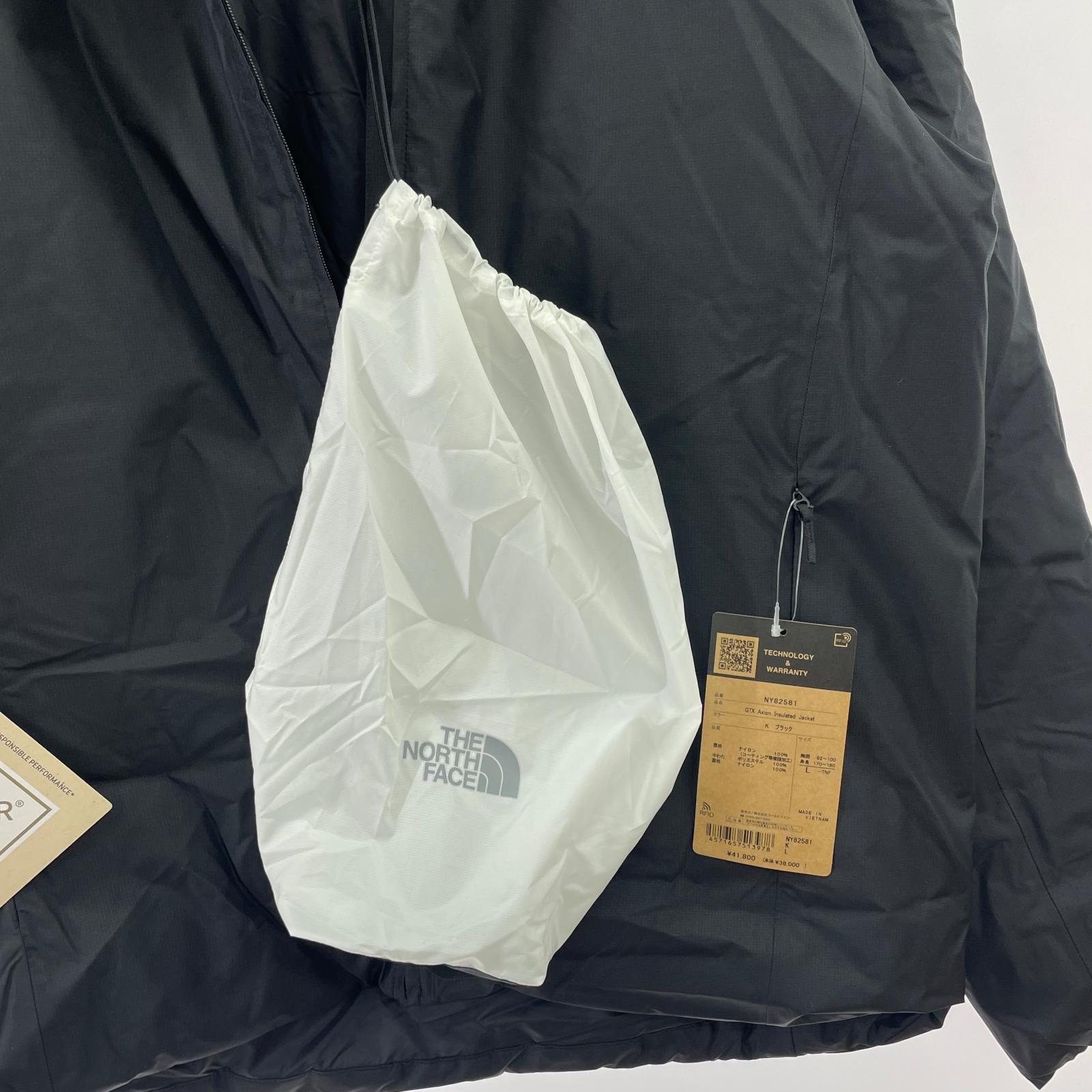 ダウンジャケット NY82581 GTX アクションインサレーテッドジャケット (L) L ブラック