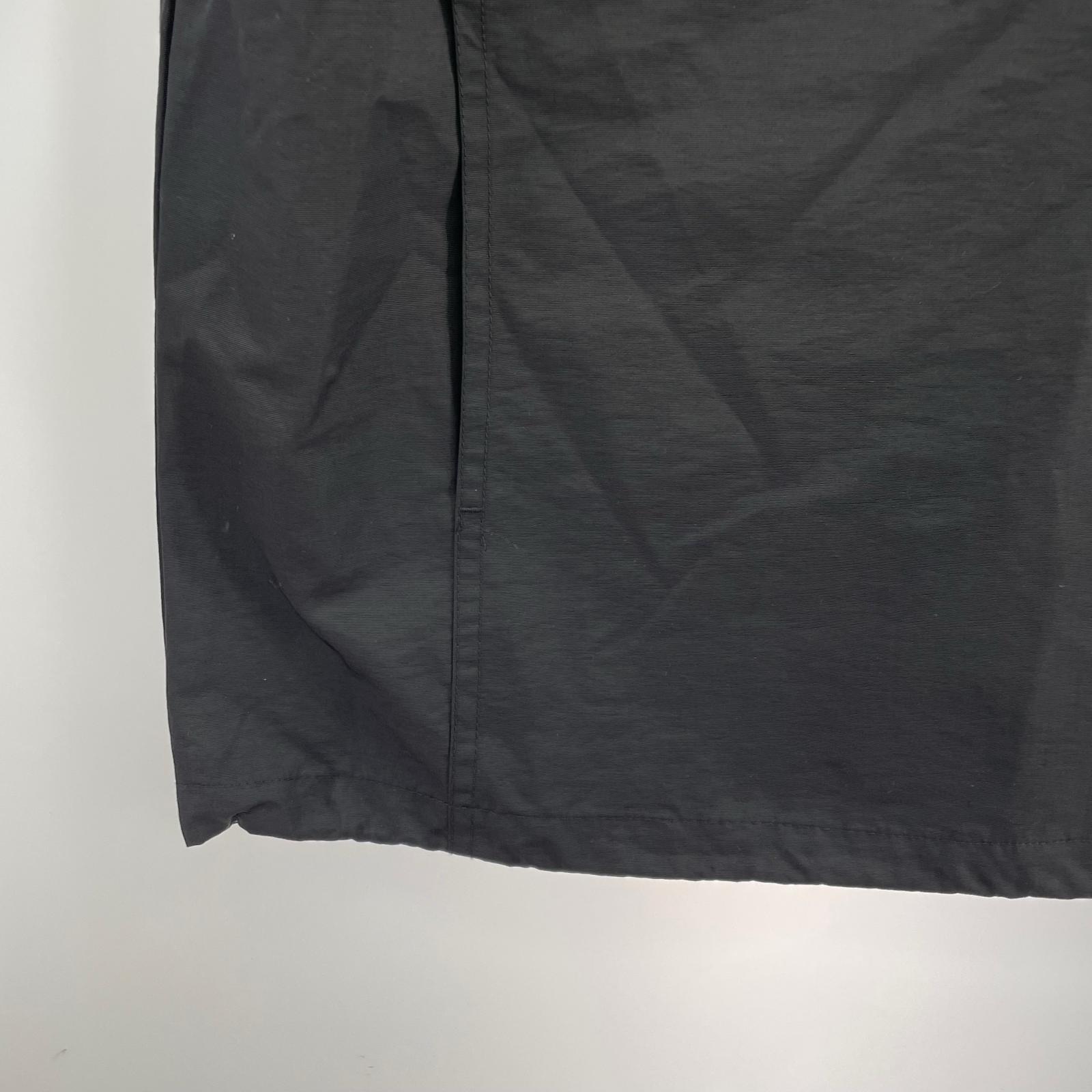 長袖Tシャツ アノラックナイロン/ブラック M ブラック