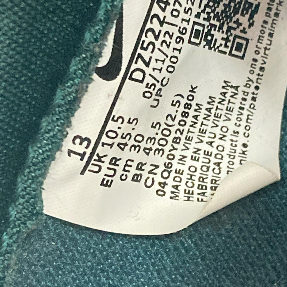 スニーカー WMNS Dunk Low/30cm/Atomic Teal 30cm (US12 UK11 1/2 EU50) グリーン