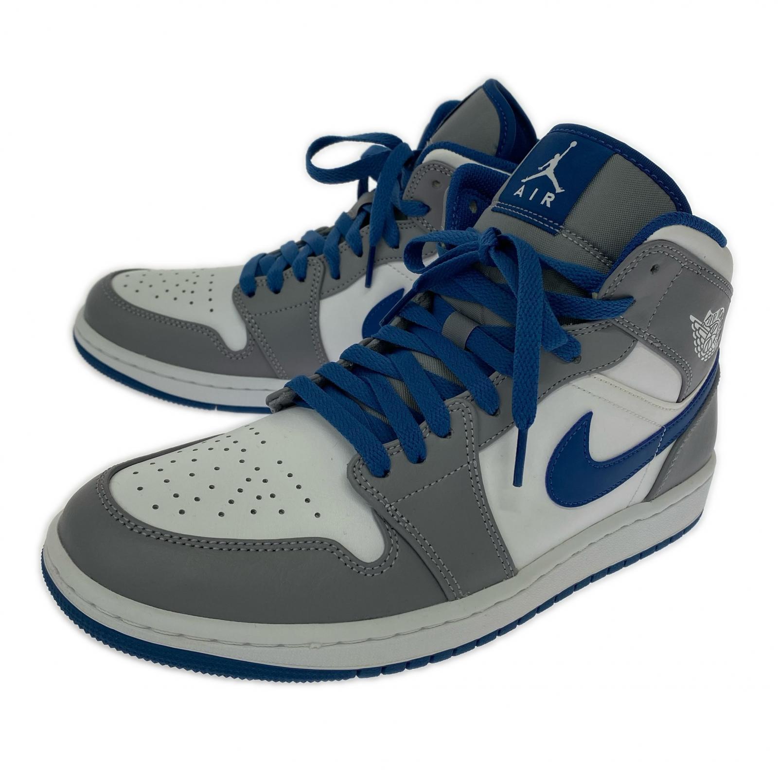 スニーカー Air Jordan 1 Mid True Blue 26.5cm