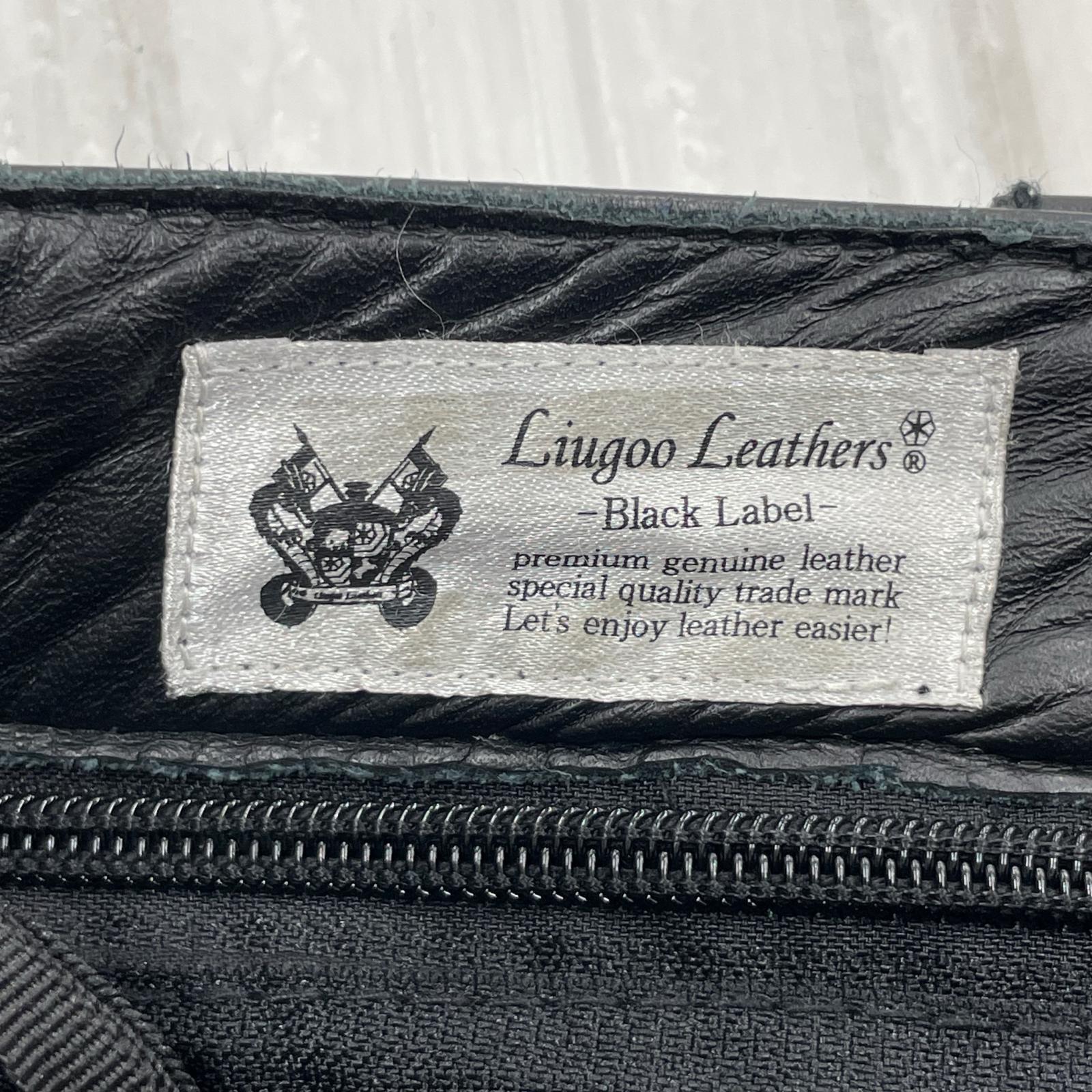 パンツ Liugoo Leathers カウレザーパンツ 32 ブラック