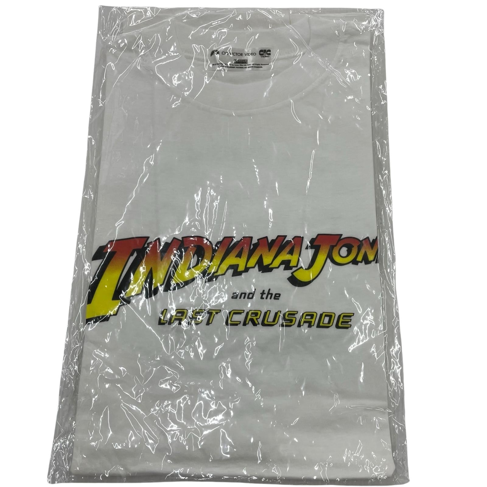 半袖Tシャツ 80-90’s Indiana Jones and the LAST CRUSADE 最後の聖戦 Tee ホワイト