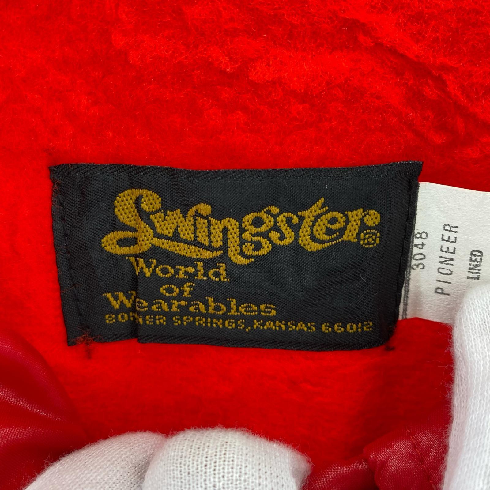 ジャケット 70-80s Swingster ナイロンジャケット レッド(5XL)