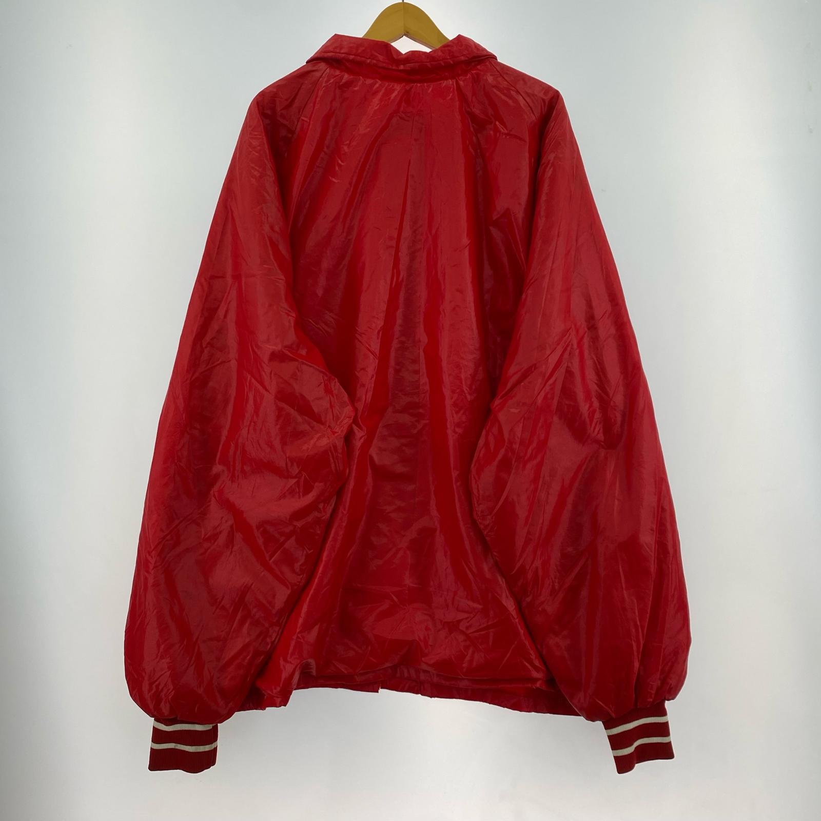 ジャケット 70-80s Swingster ナイロンジャケット レッド(5XL)