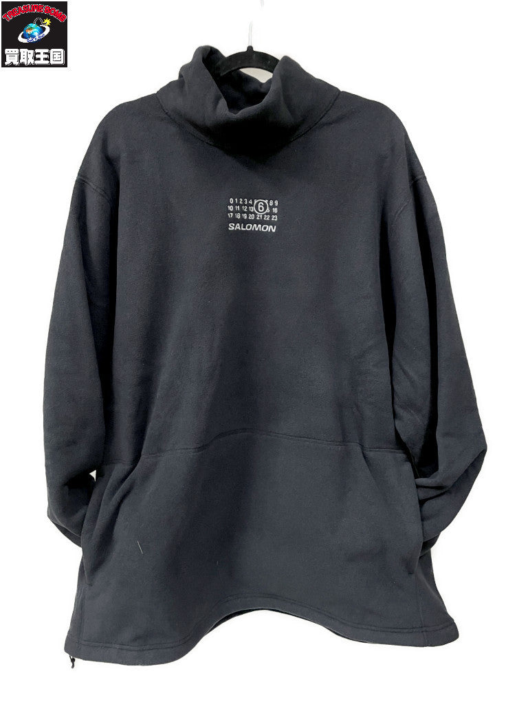 スウェット MM6×SALOMON Long-sleeved Top Washed Black L ブラック SH0NH0019