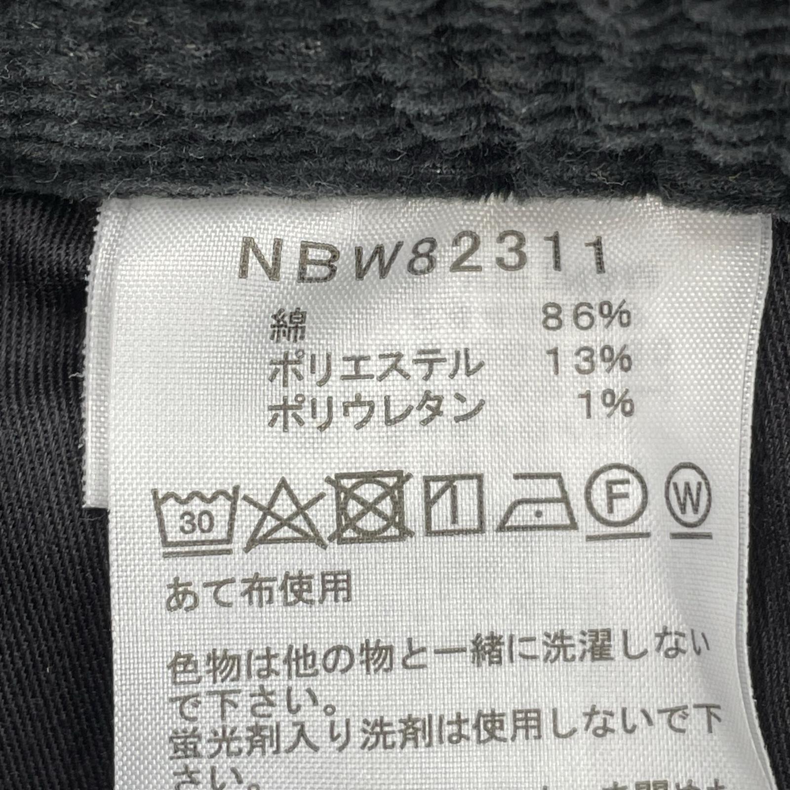 パンツ アスファルトグレー コーデュロイ M NBW82311 ブラック