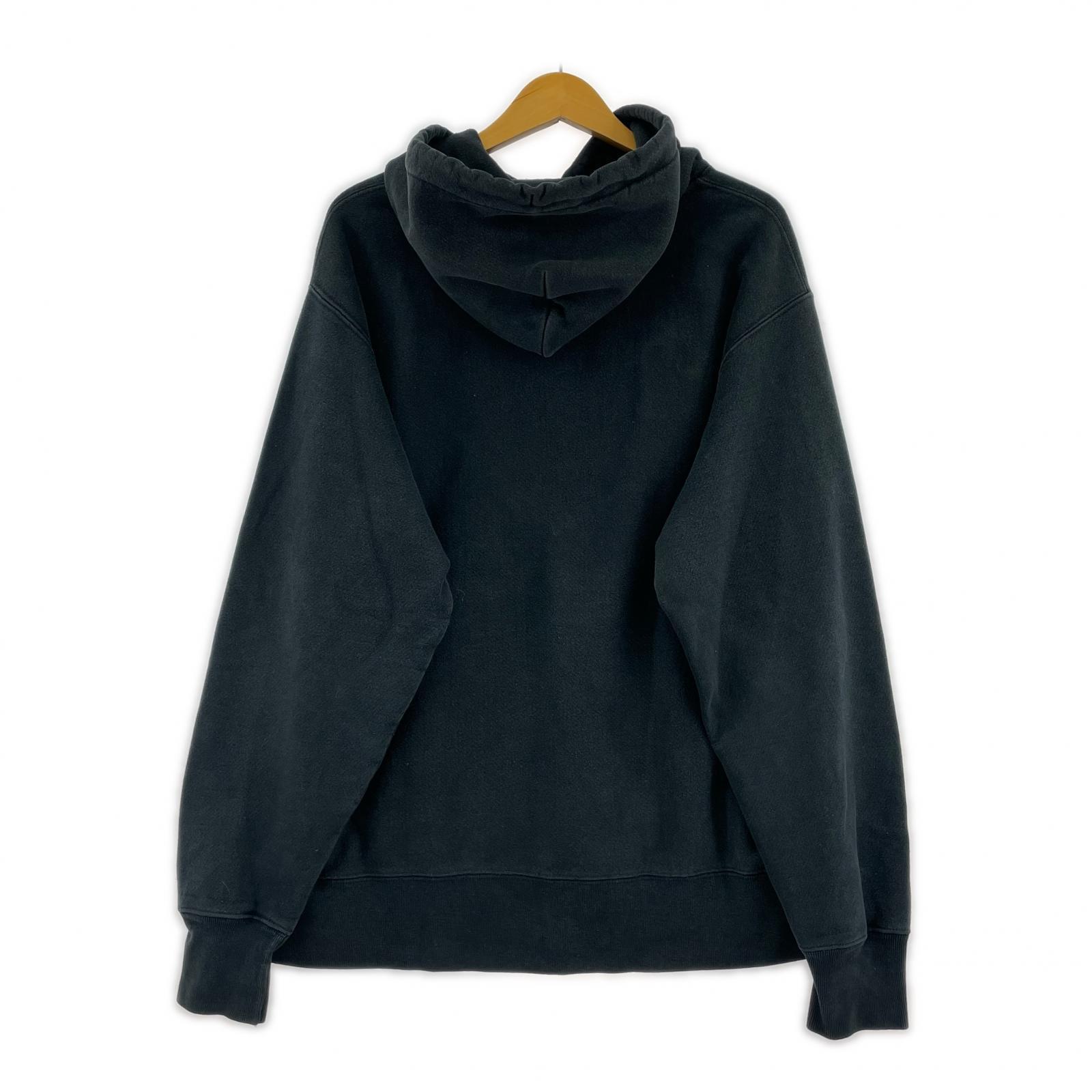 パーカー REVERSE WEAVE 黒 L ブラック