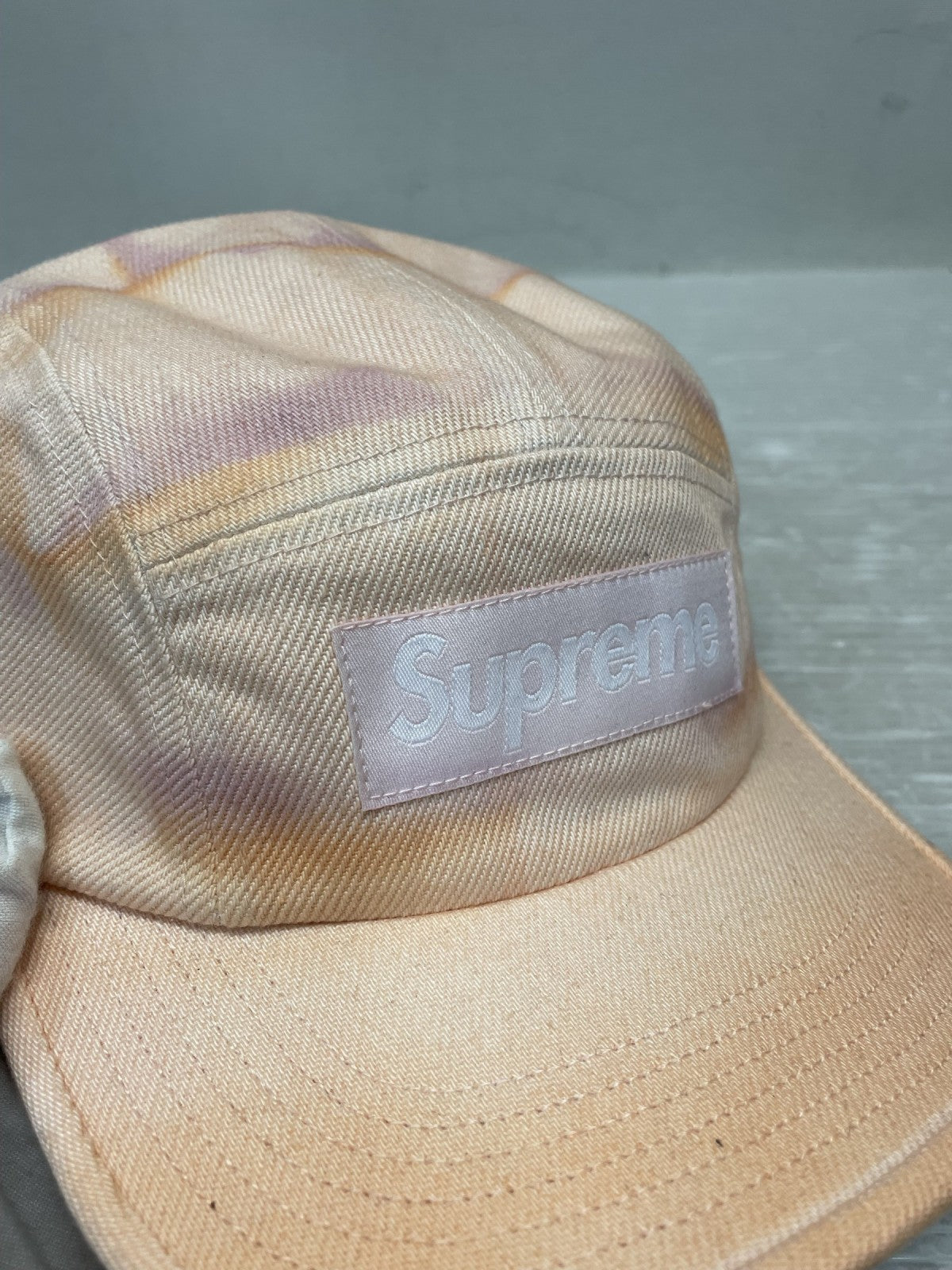 キャップ Supreme 25AW Denim Camp Cap Washed Pink
