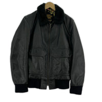 レザージャケット × Schott A-2 レザーフライトジャケット S ブラック