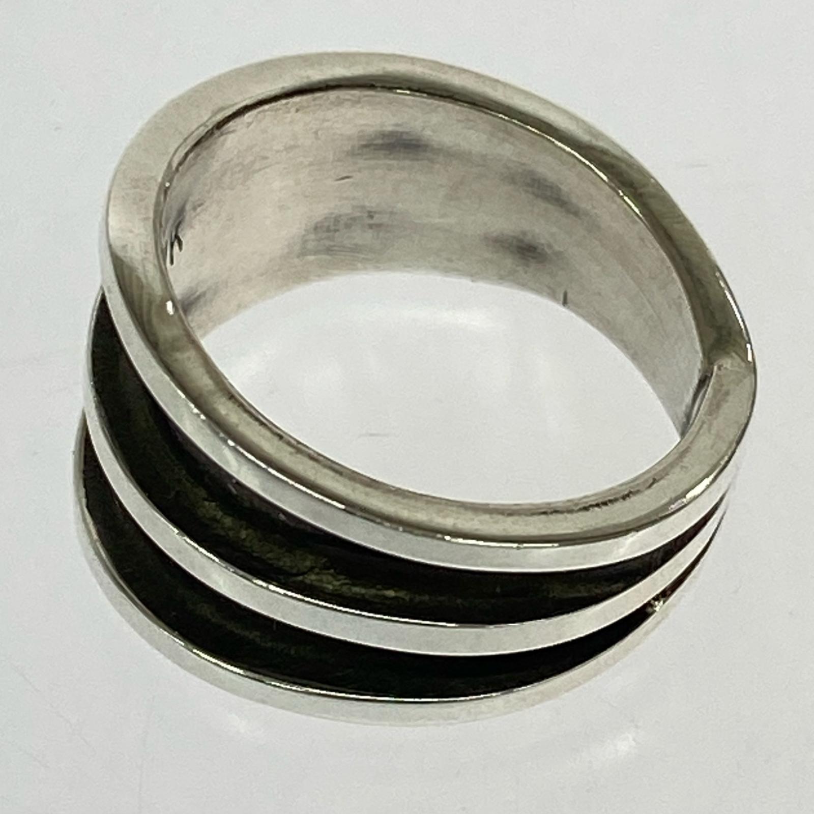 リング・指輪 TOM HAWK STERLING 2 Line Ring シルバー