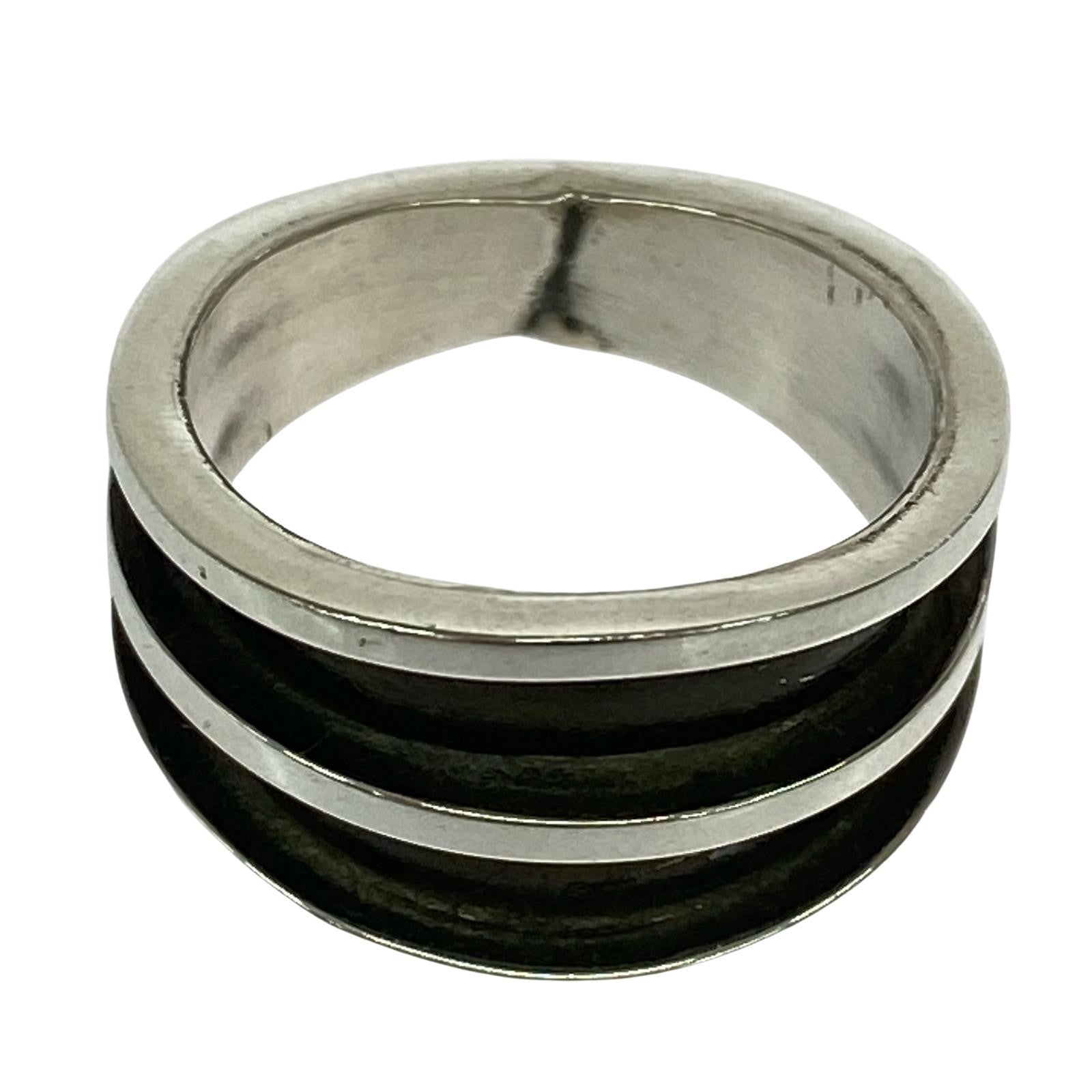リング・指輪 TOM HAWK STERLING 2 Line Ring シルバー
