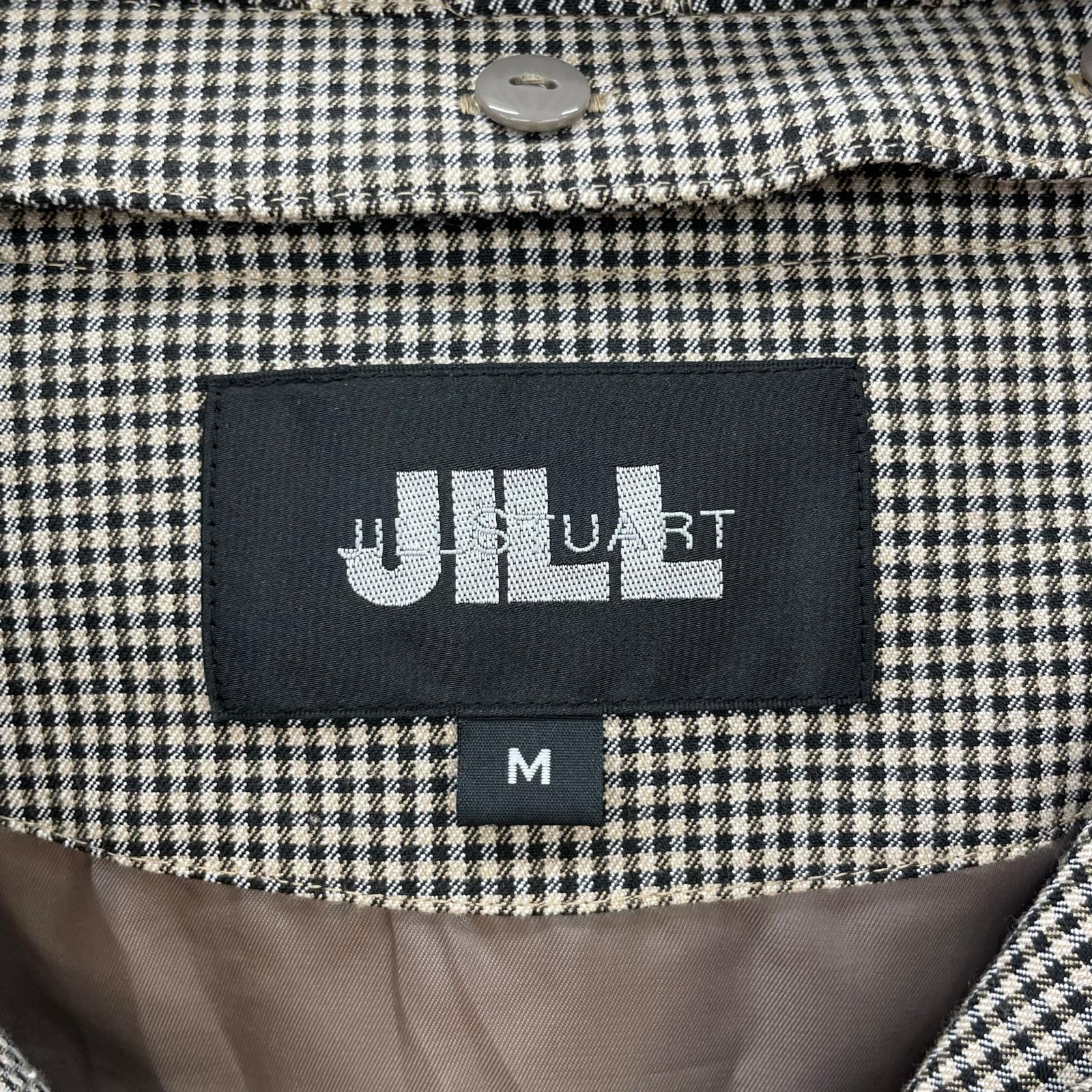 ジャケット JILLSTUART チェックポリジャケット/M M ベージュ