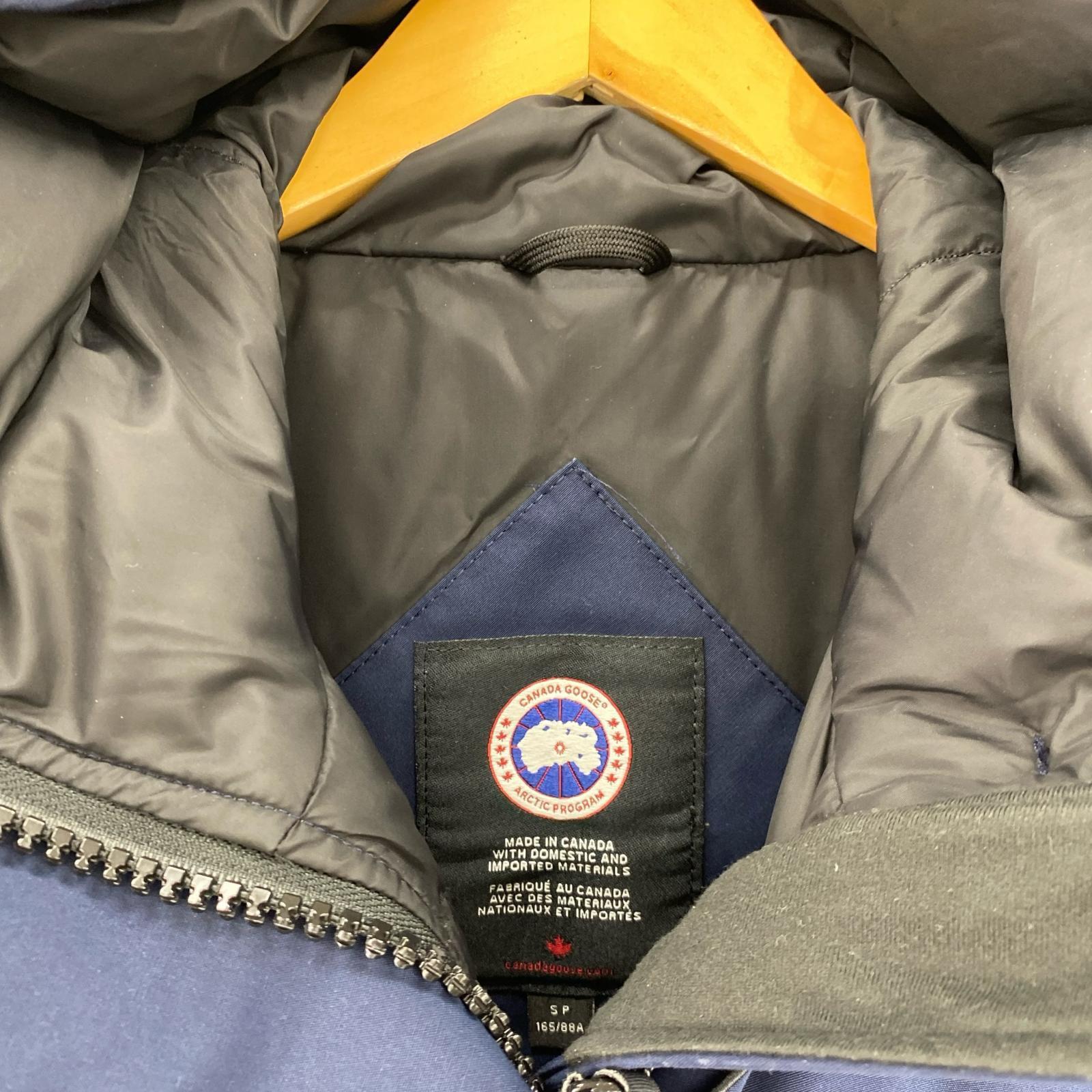 ダウンジャケット CANADA GOOSE CHARLOTTE ダウンジャケット S ネイビー
