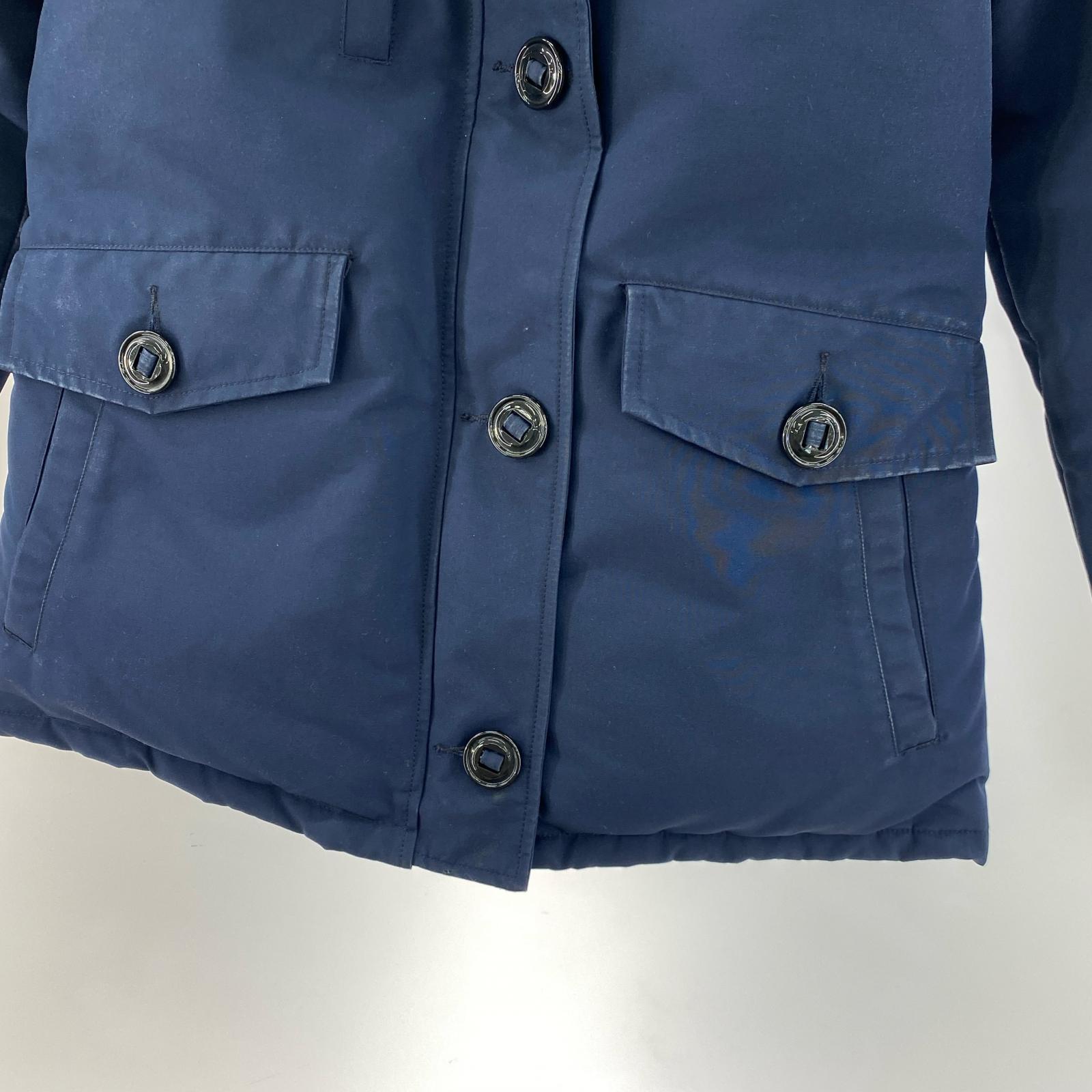 ダウンジャケット CANADA GOOSE CHARLOTTE ダウンジャケット S ネイビー