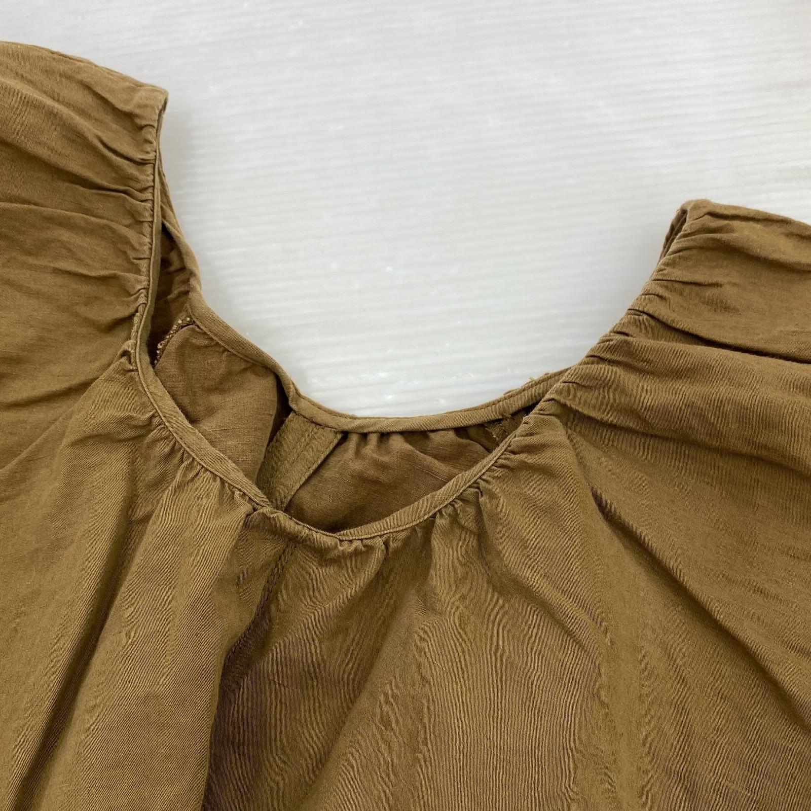 ワンピース Puff Sleeve Dress ブラウン