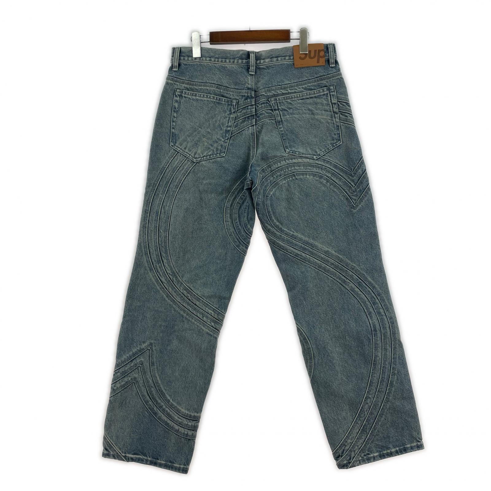 デニムパンツ supreme s logo loose fit jean
