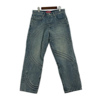 デニムパンツ supreme s logo loose fit jean