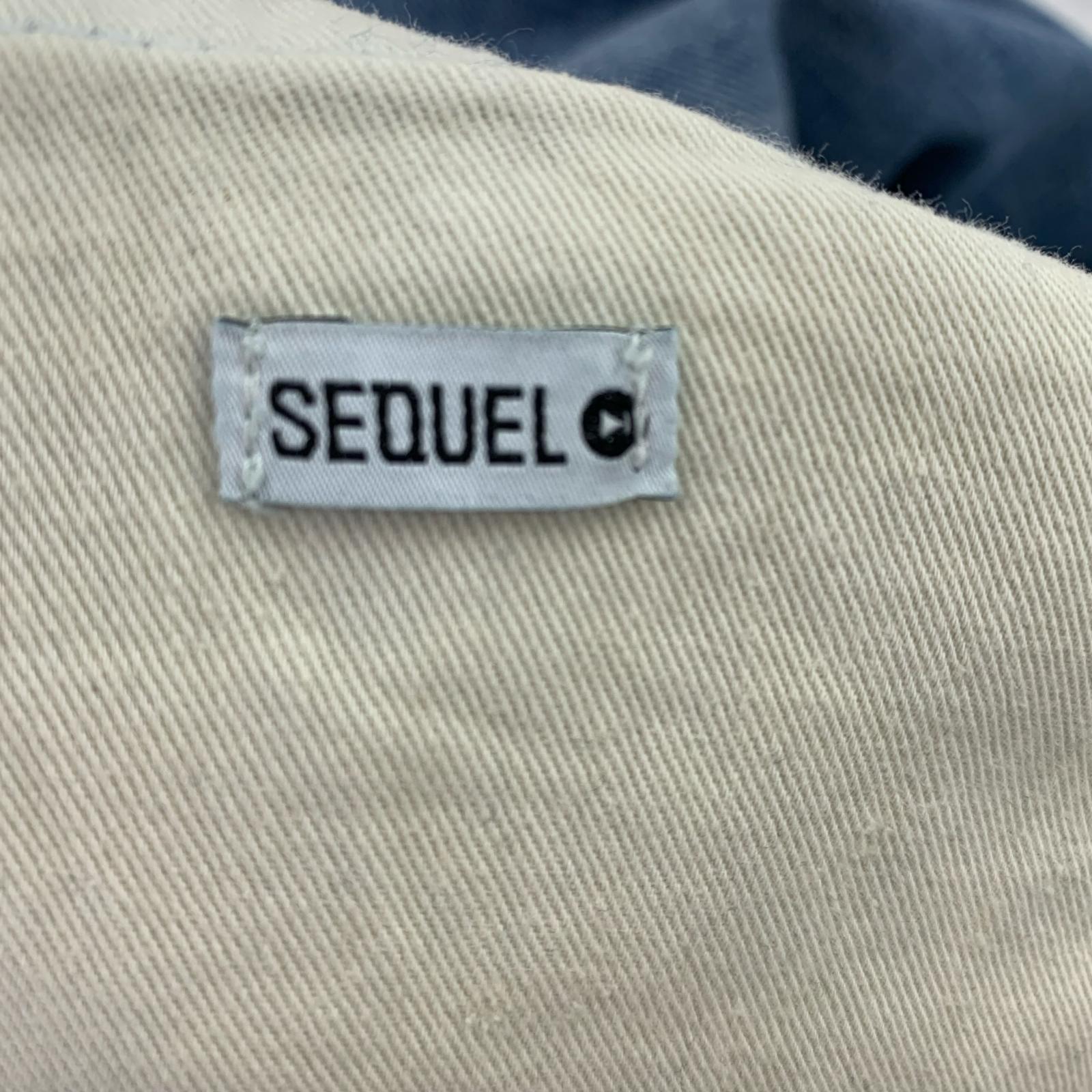 デニムパンツ ×SEQUEL ダメージデニムパンツ XL ブルー