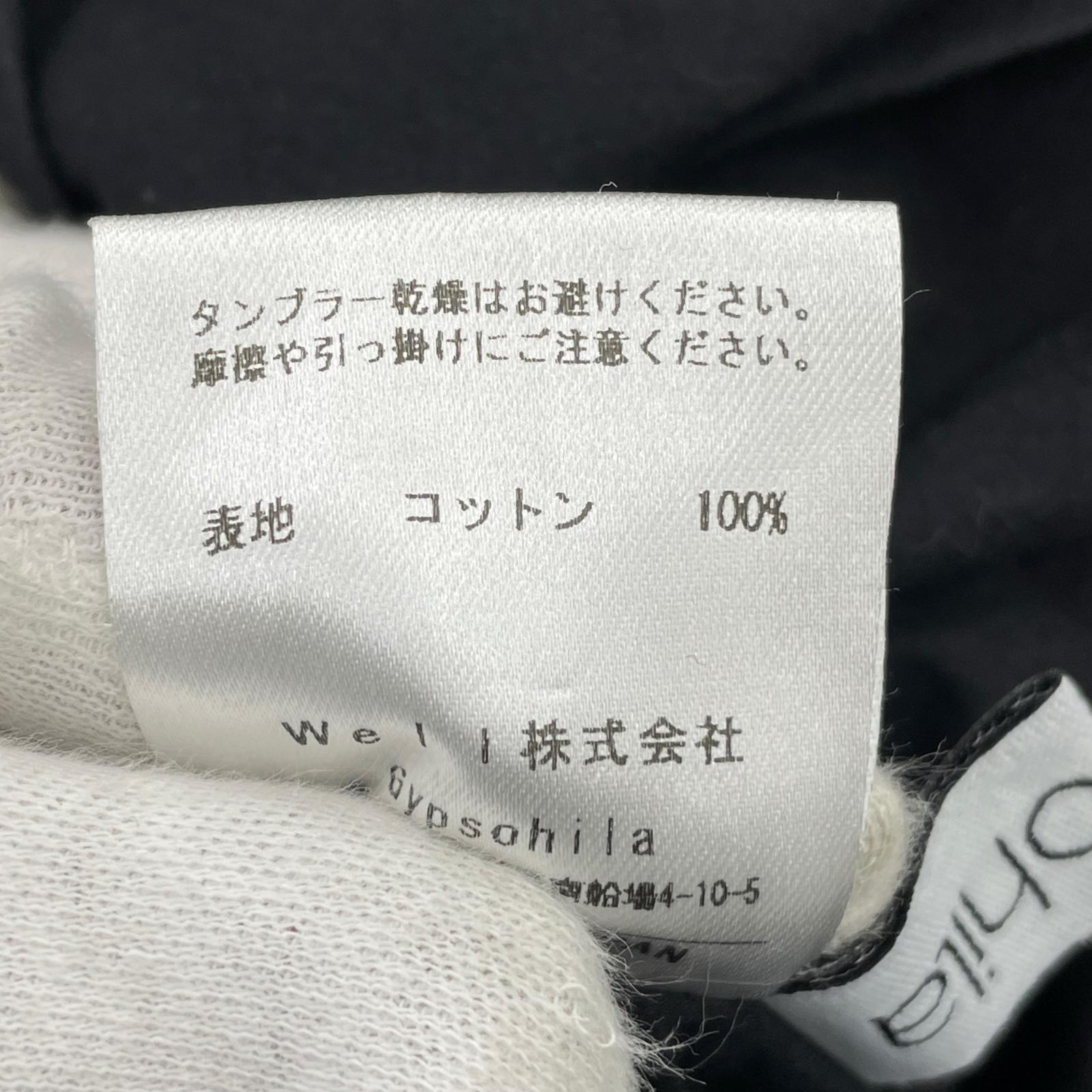その他トップス Gypsophia ノースリーブブラウス 黒 ブラック