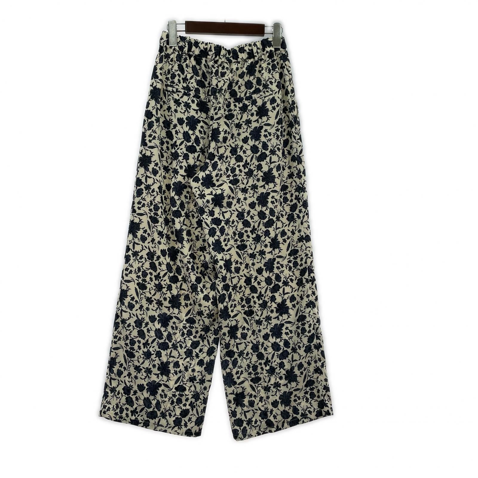 パンツ 25ss SLOBE IENA 花柄 パンツ 36 36