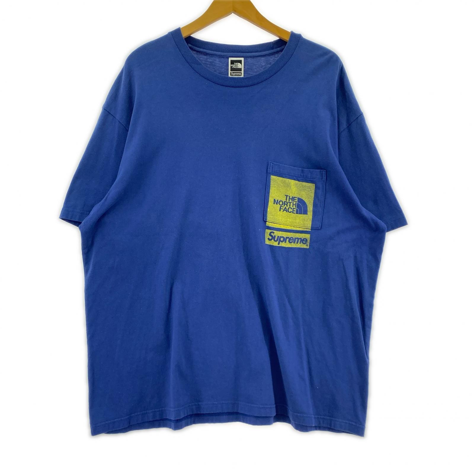 半袖Tシャツ THE NORTH FACE POCKET TEE BLUE SIZE:L L ブルー