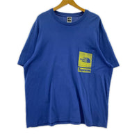 半袖Tシャツ THE NORTH FACE POCKET TEE BLUE SIZE:L L ブルー
