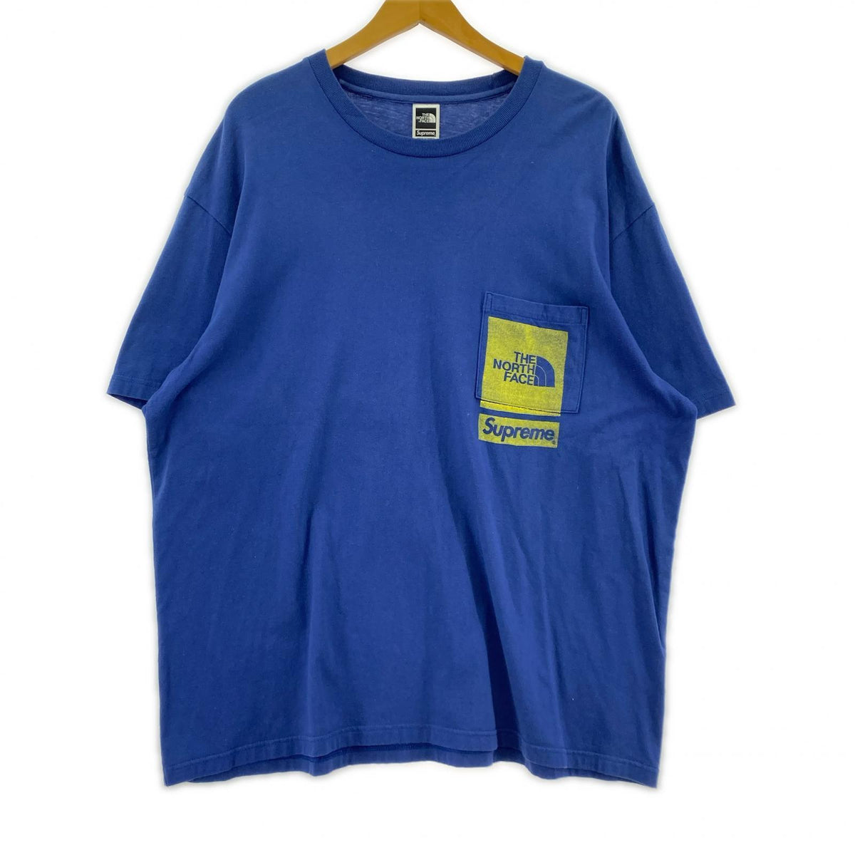半袖Tシャツ THE NORTH FACE POCKET TEE BLUE SIZE:L L ブルー