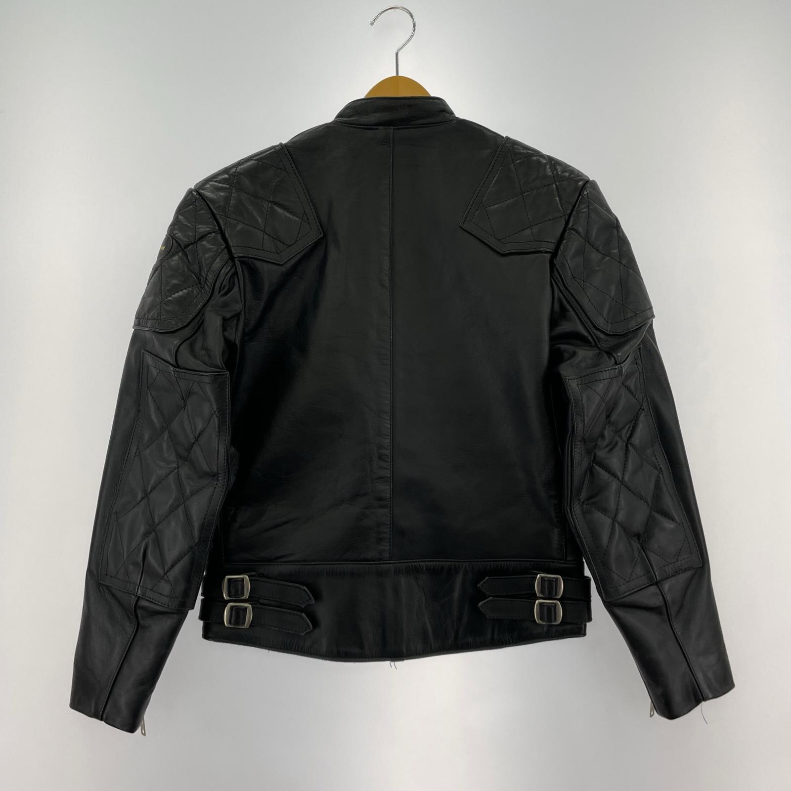 ライダースジャケット 80s super phantom 黒(36)