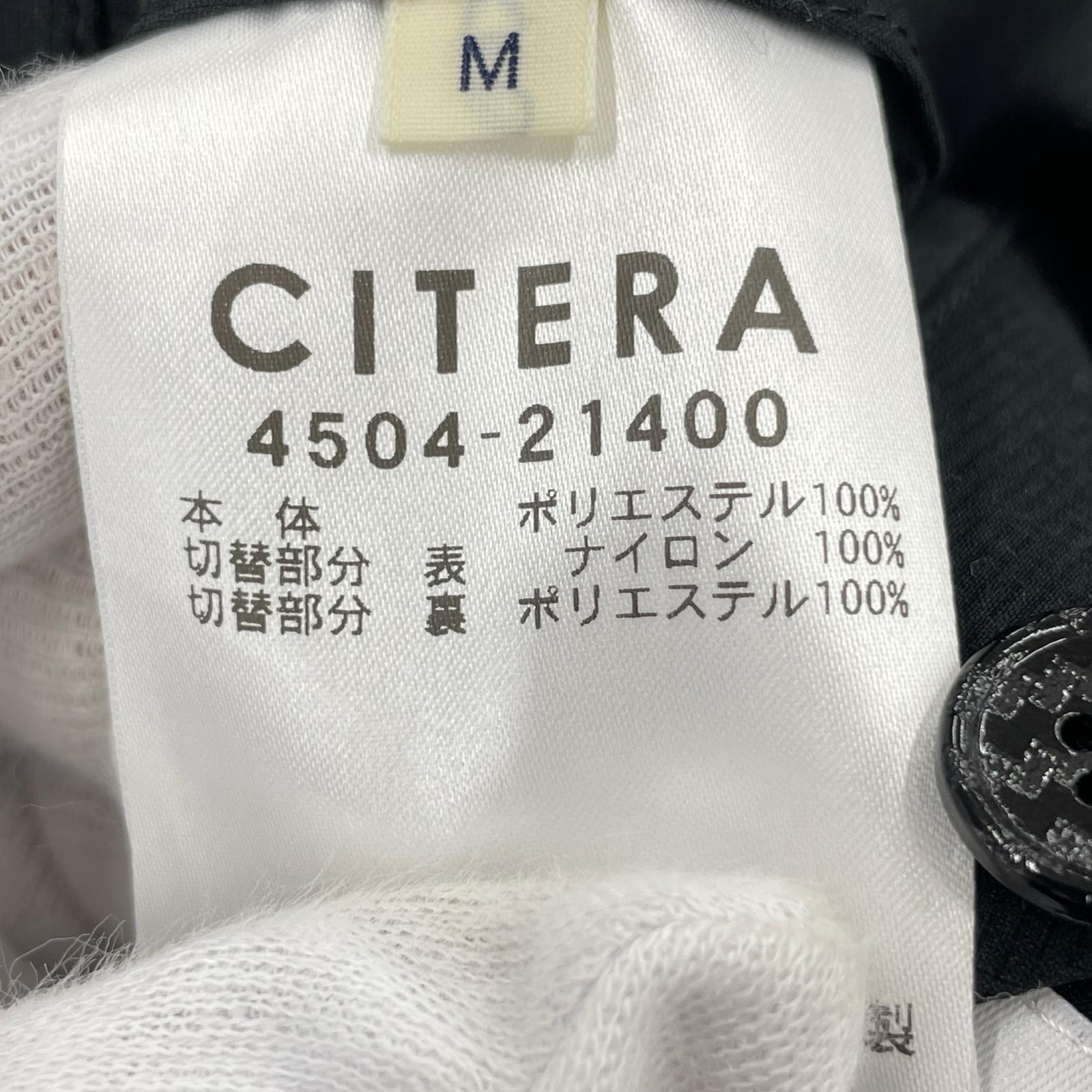 テーラードジャケット CITERA 切替テーラードジャケット 黒 M ブラック